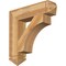 Ekena Millwork Westlake Arts & Crafts Rough Sawn Bracket, Western Red Cedar, 6"W x 28"D x 28"H BKT06X28X28WTL03RWR - alternate 1